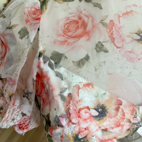 Alice + Olivia Pink and Green Floral Dress - Picture 4 of 4